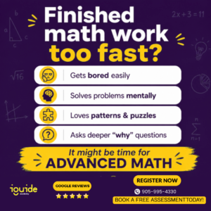 Advanced Math Program at iGuide Academy